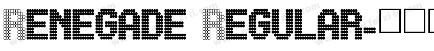 Renegade Regular字体转换